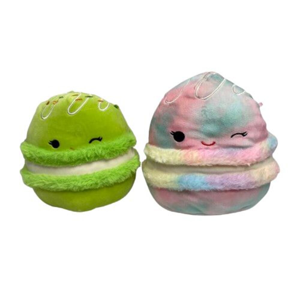 Squishmallows Lot of‎ 2 Donnelly the Macaron and Lizma the Macaron Plush Toys